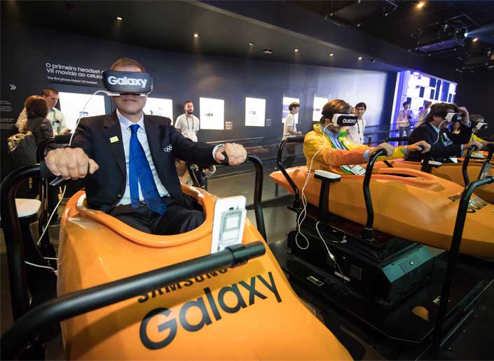 Samsung Galaxy virtual reality at Rio 2016 Olympics