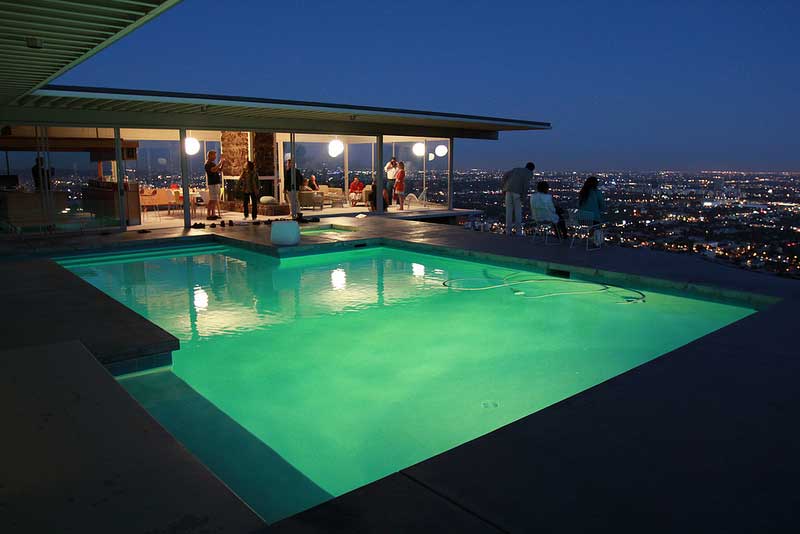 Hollywood Hills home and pool