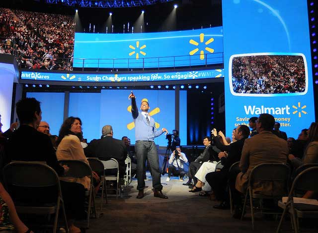 Actor Will Smith presents at Walmart's Global Shareholders Meeting