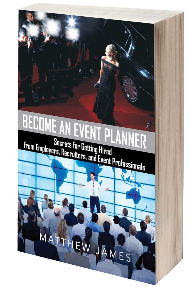 become an event planner book matthew james
