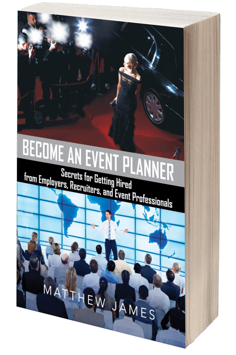 Become an Event Planner Book by Matthew James
