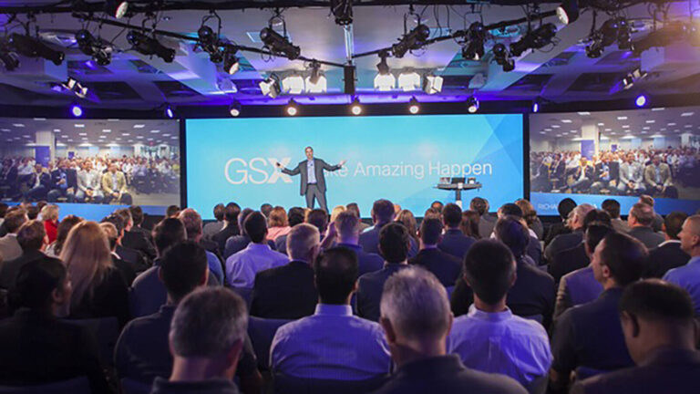Stage presentation at Cisco Global Sales Experience by George P. Johnson