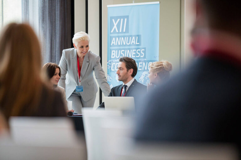 corporate event planners in a meeting