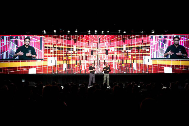 stage presentation at AMD Fusion Developer Summit