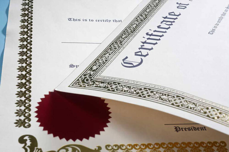 diploma certificate