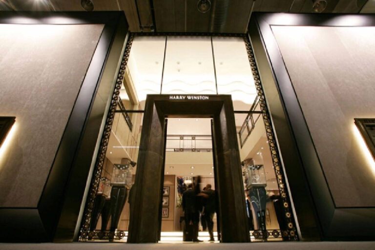 Entrance of Harry Winston's stand at Baselworld Trade Show 2007