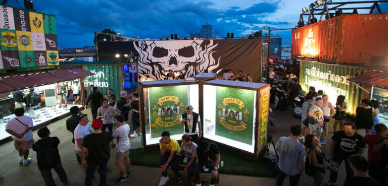 Nike #riskeverything event on a barge