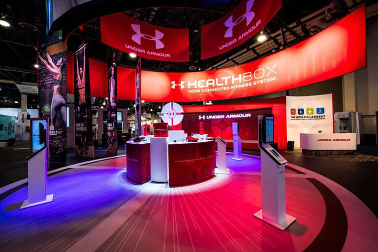 Under Armour convention stand booth